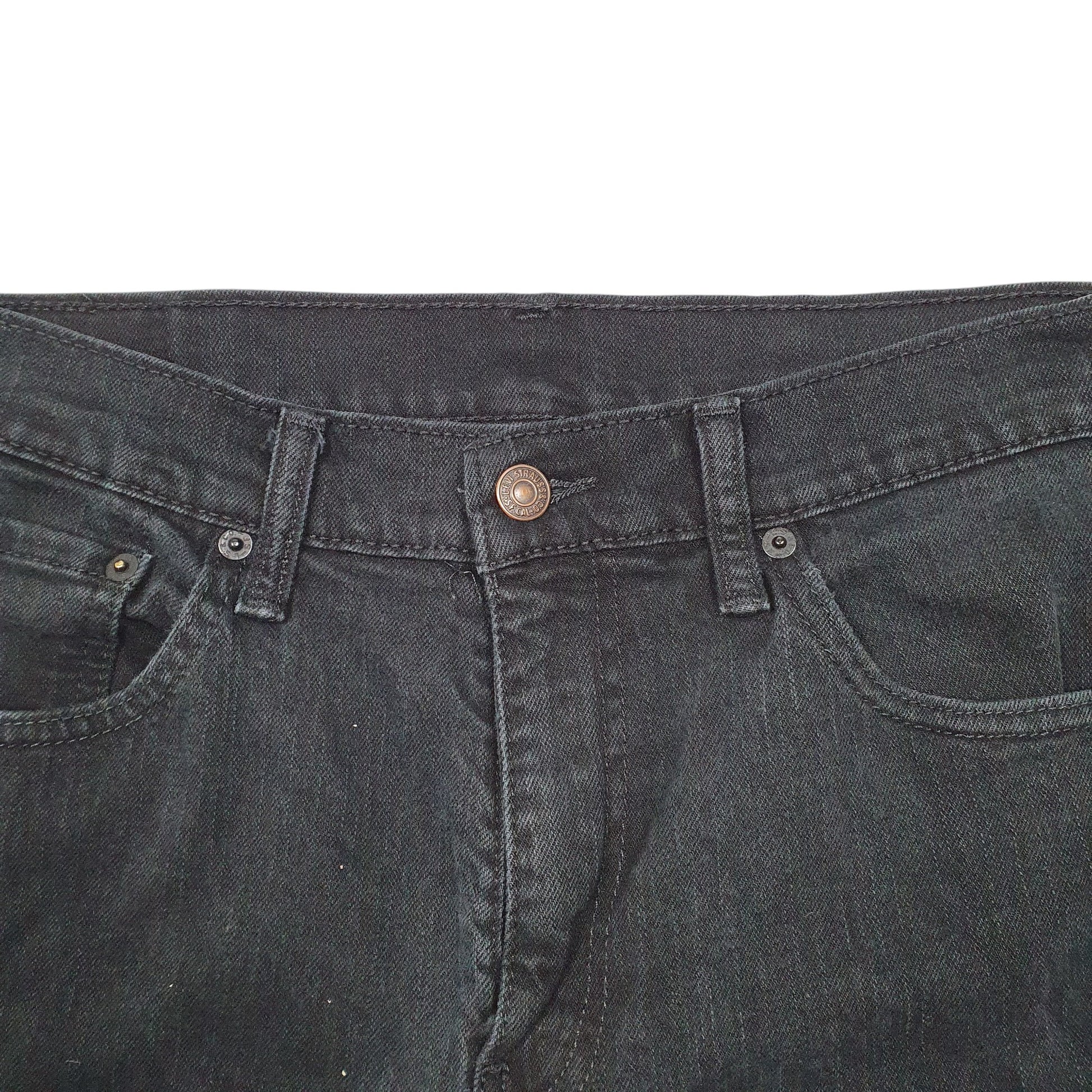 Mens Black Levis Stretch 511 JeansW34 L29