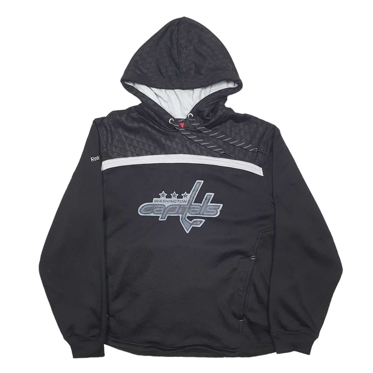 Mens Bl Reebok USA College Hoodie Jumper