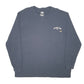 Mens Navy Dickies Pocket Contractors Supply Co Long Sleeve T Shirt