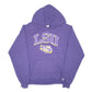 Mens Purple Champion Louisianna State University Tigers Football LSU Hoodie Jumper