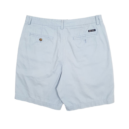 Mens Blue Chaps Deck Chino Shorts