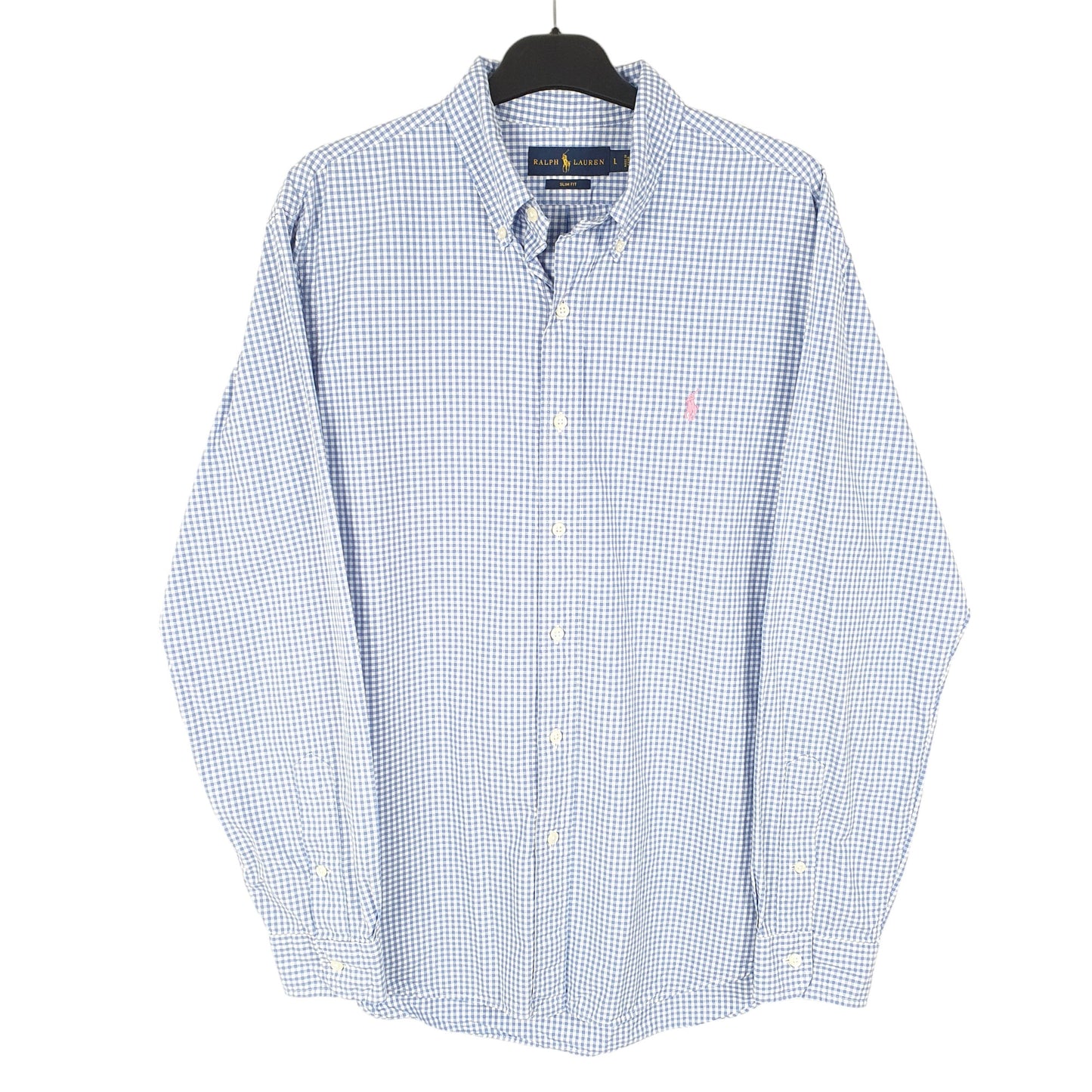 Mens Blue Ralph Lauren  Long Sleeve Shirt