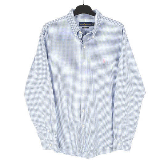 Mens Blue Ralph Lauren  Long Sleeve Shirt