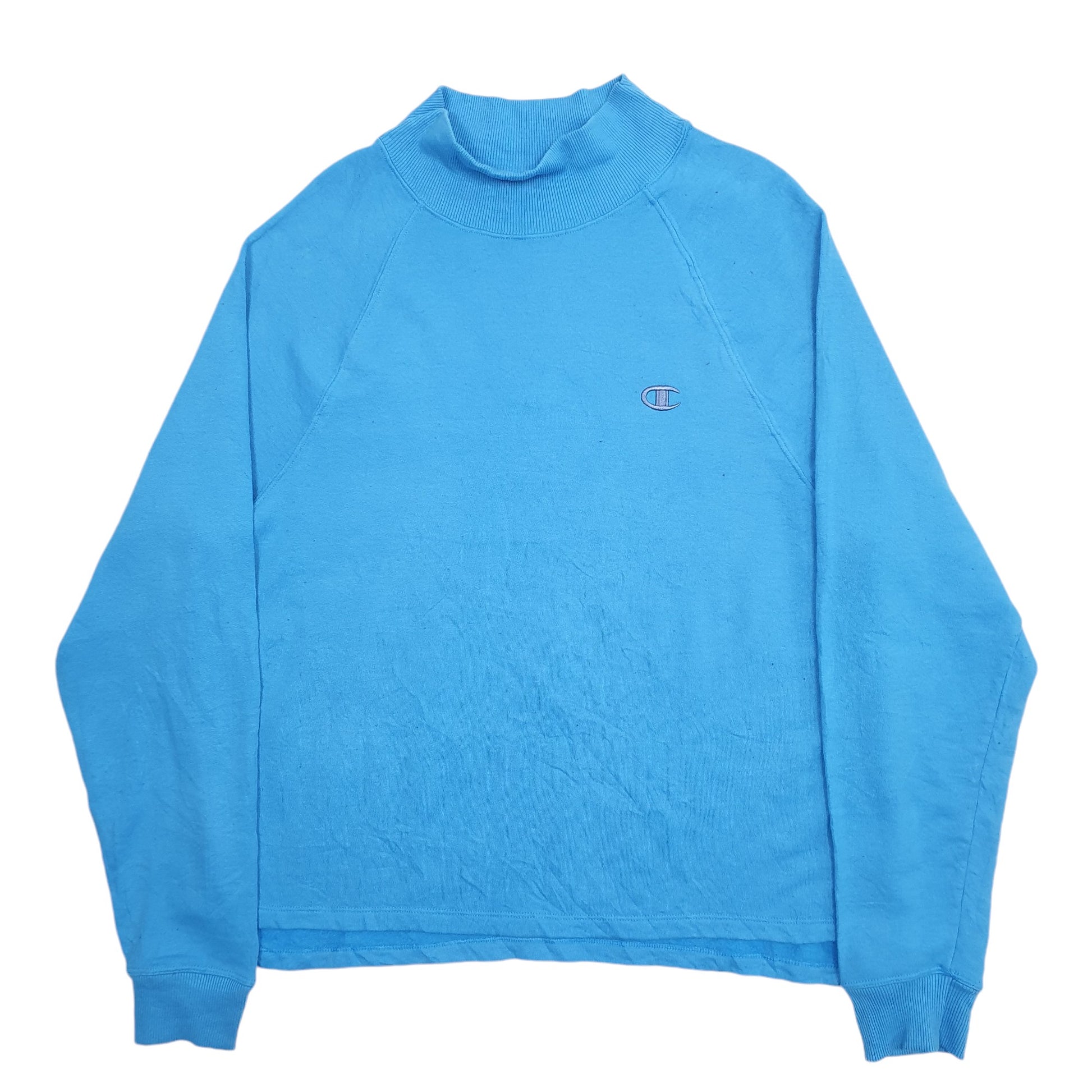 Mens Blue Champion  Crewneck Jumper