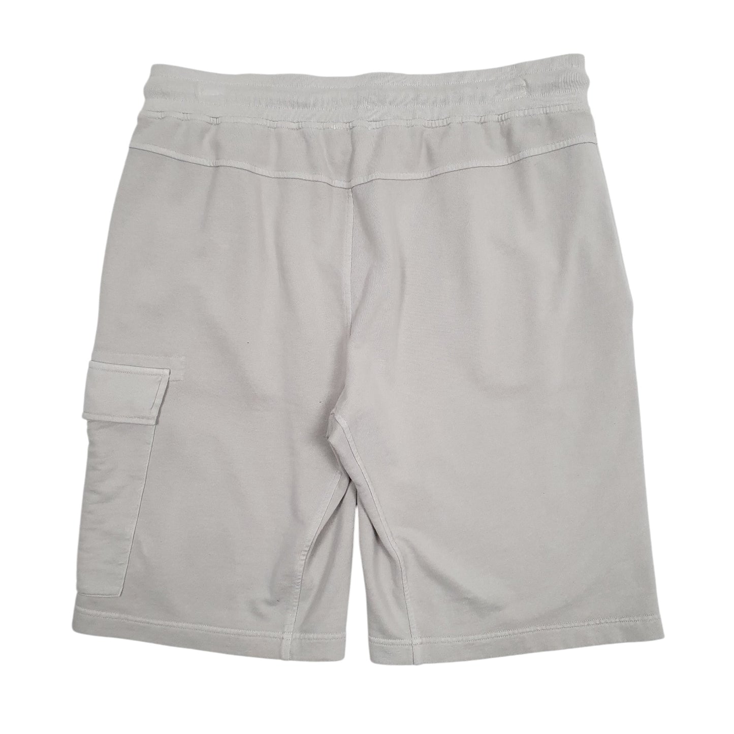 Mens Grey C.P. Company Bermuda Cargo Sweat Shorts