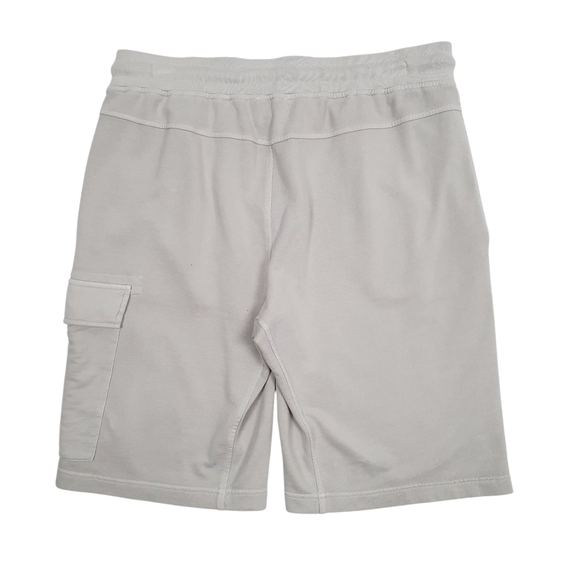 Mens Grey C.P. Company Bermuda Cargo Sweat Shorts