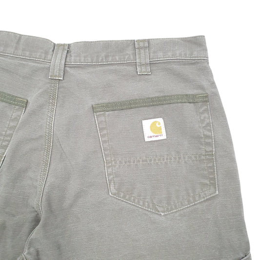 Mens Khaki Carhartt Workwear B357 Ripstop Cargo Shorts