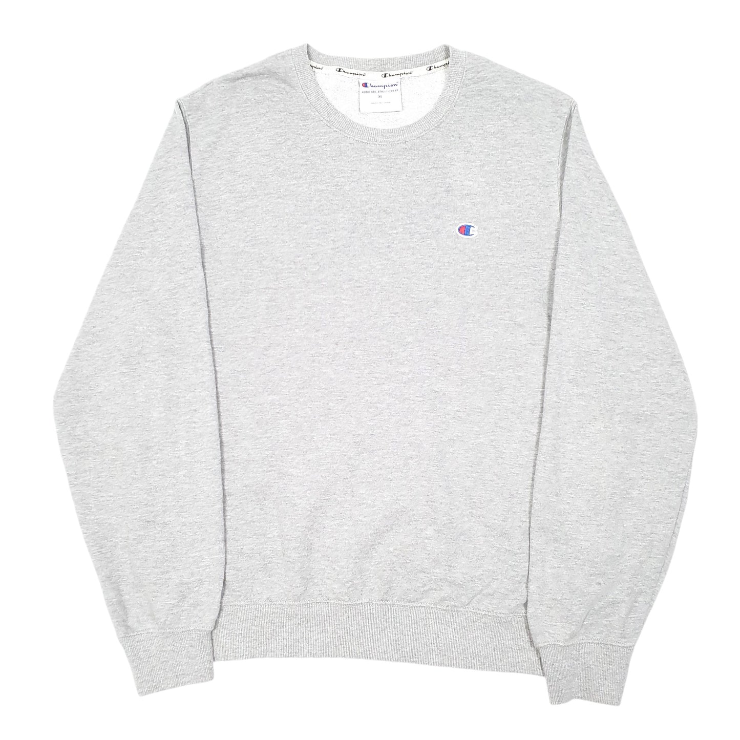 Mens Grey Champion  Crewneck Jumper