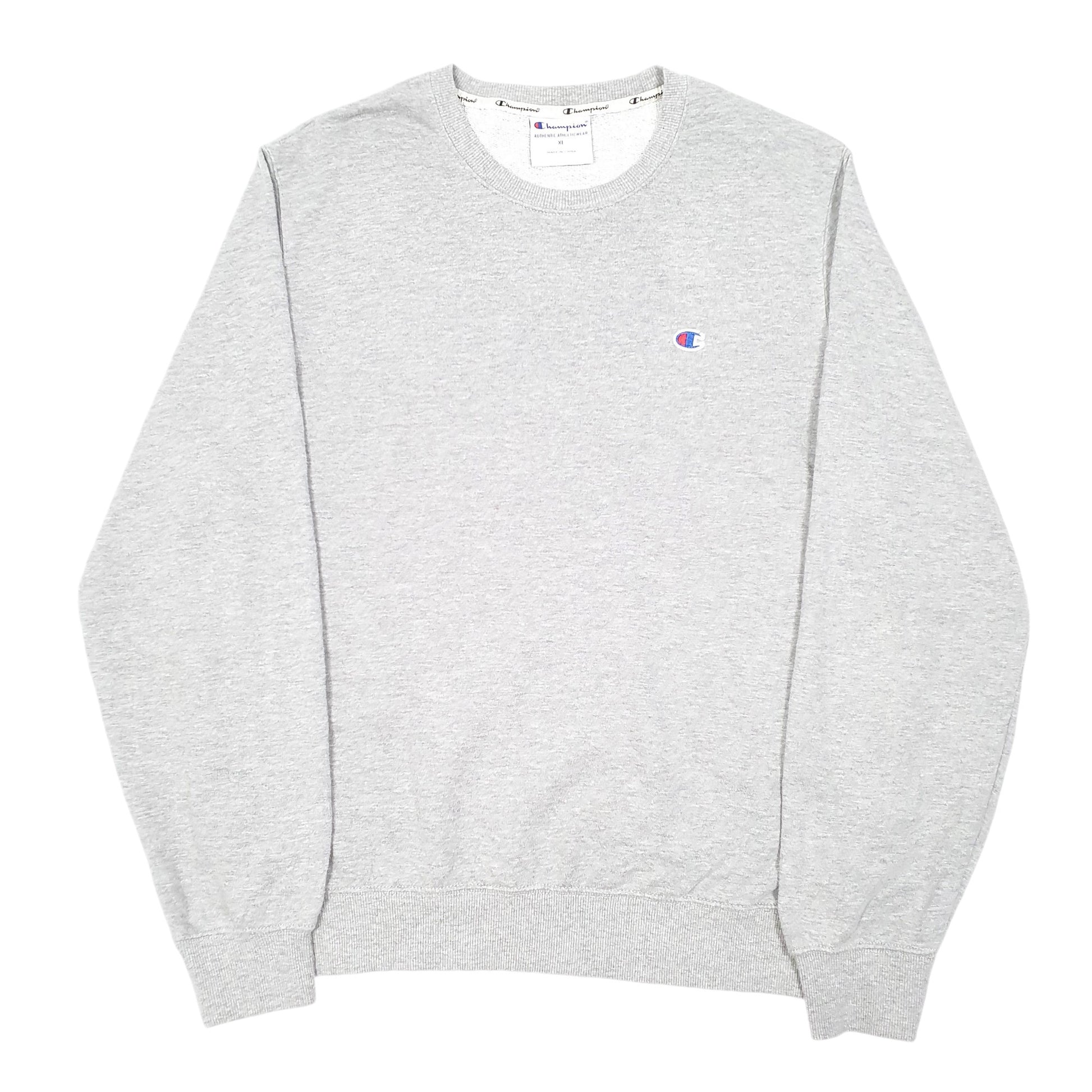 Mens Grey Champion  Crewneck Jumper
