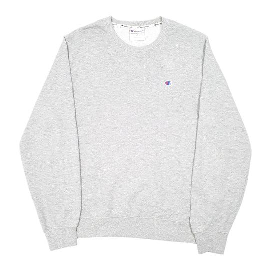 Mens Grey Champion  Crewneck Jumper