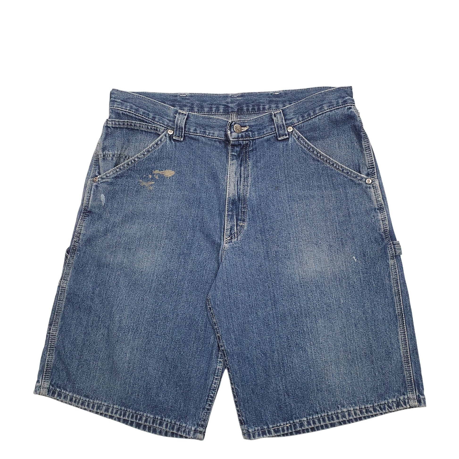 Mens Blue Lee  Carpenter Shorts