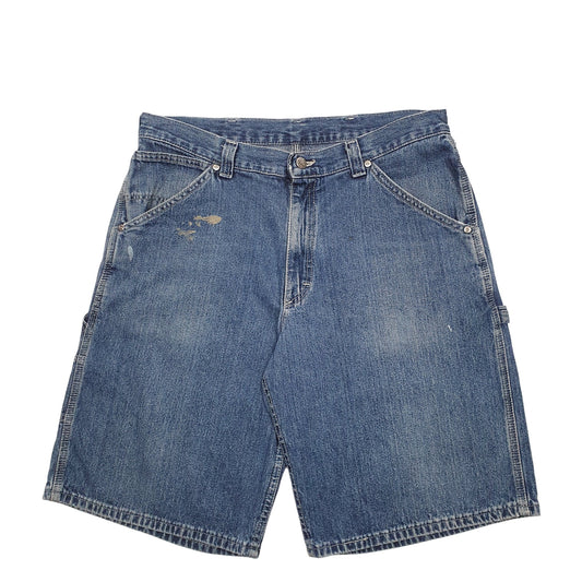 Mens Blue Lee  Carpenter Shorts