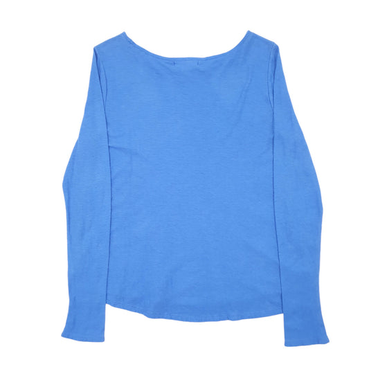 Womens Blue Lauren Ralph Lauren Petite Tee Long Sleeve T Shirt