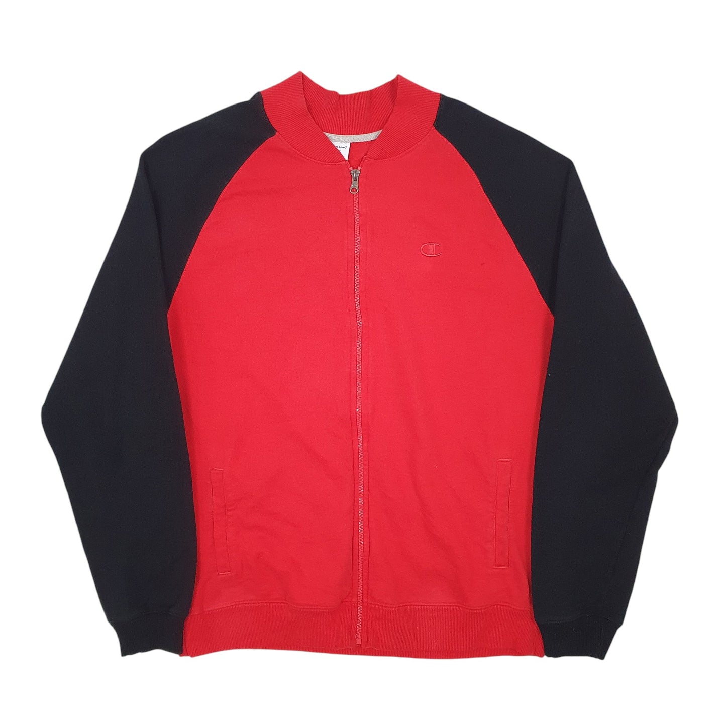 Mens Red Champion  Full Zip Jumper