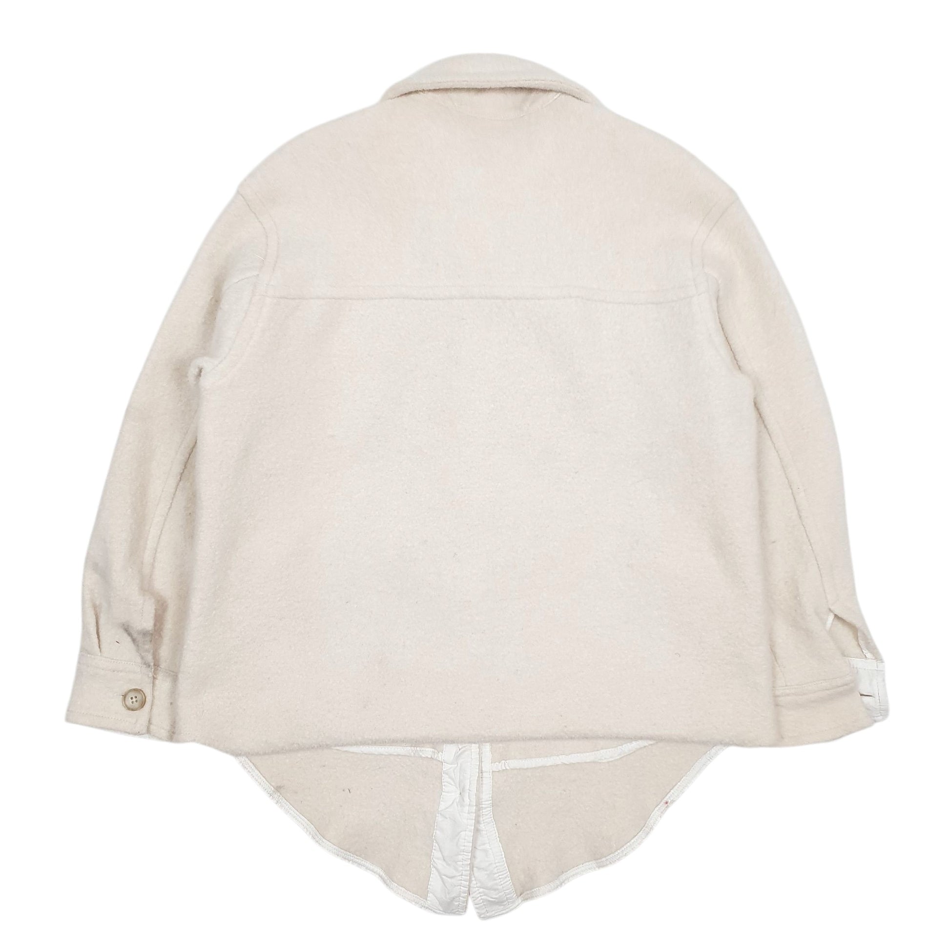 Womens Cream Wilfred Free 100% Merino Wool  Coat