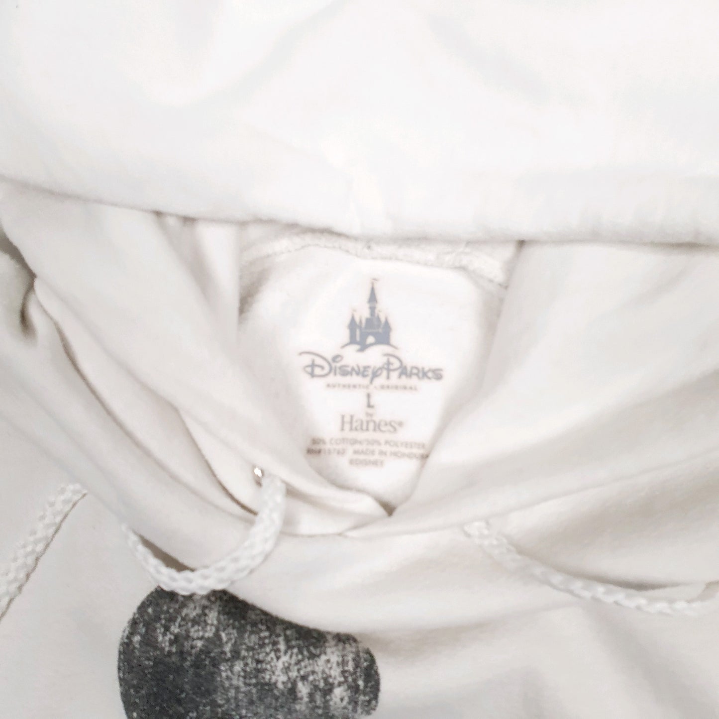 Mens White Disney  Hoodie Jumper