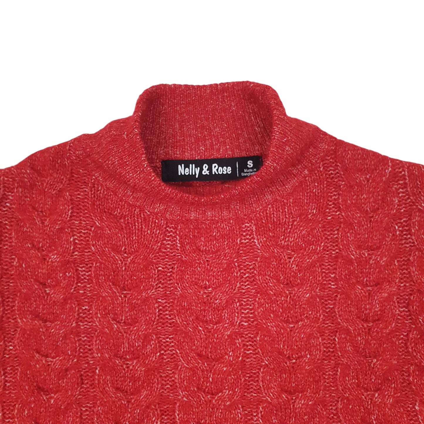 Womens Red Nelly & Rose  Crewneck Jumper