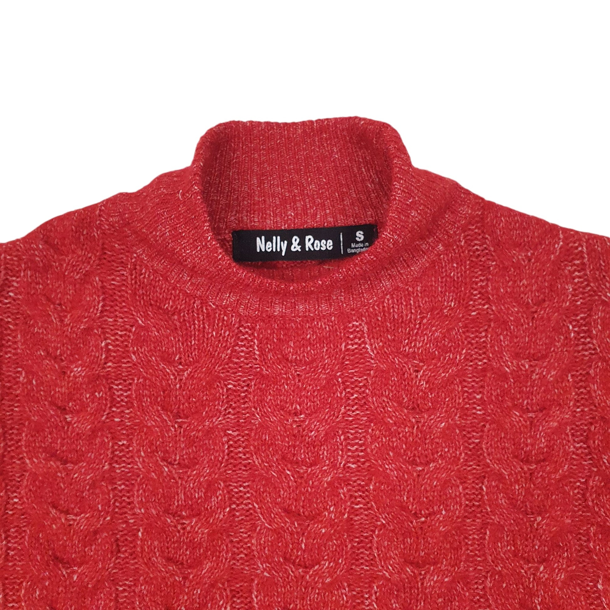 Womens Red Nelly & Rose  Crewneck Jumper