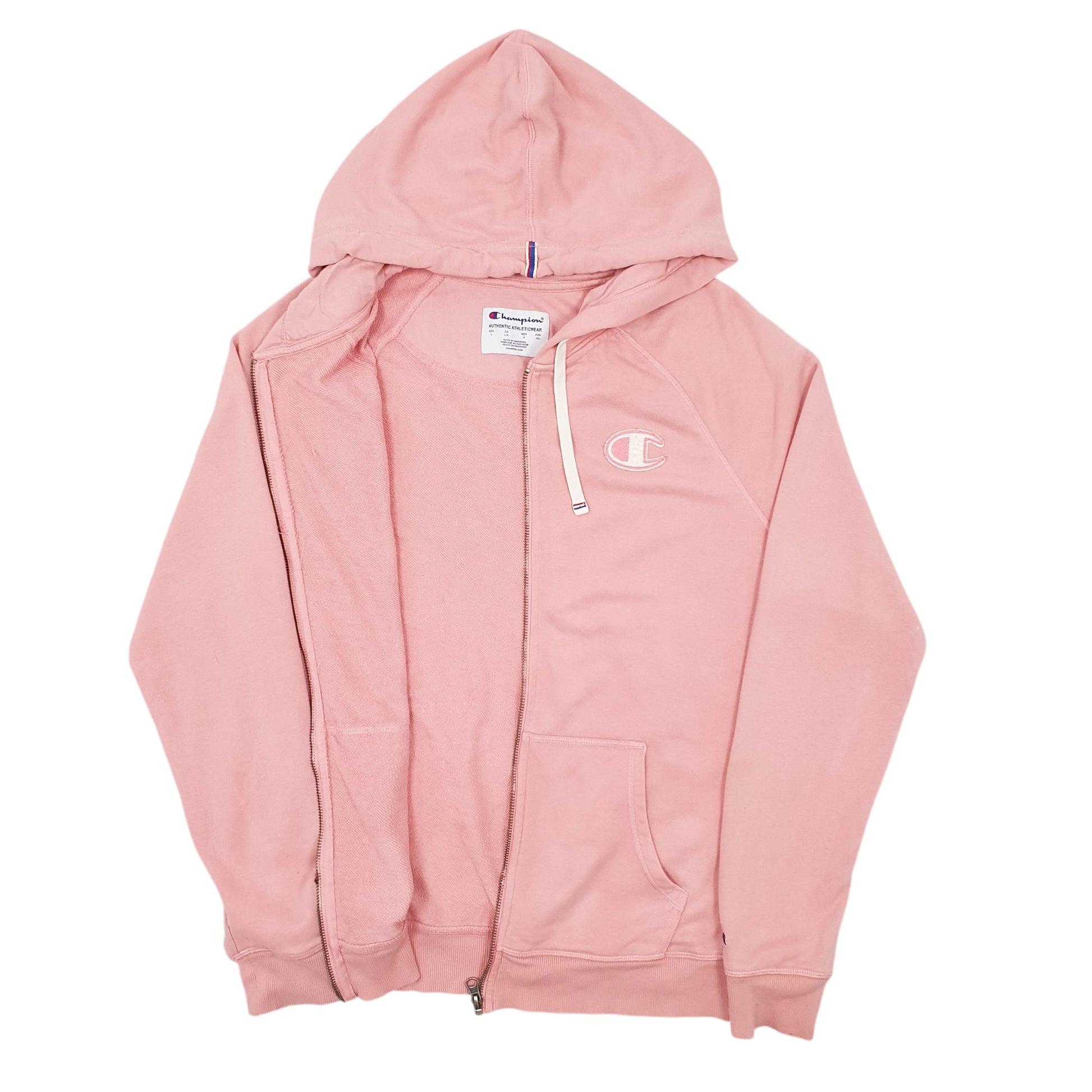 Womens Pink Champion  Full Zip Jumper
