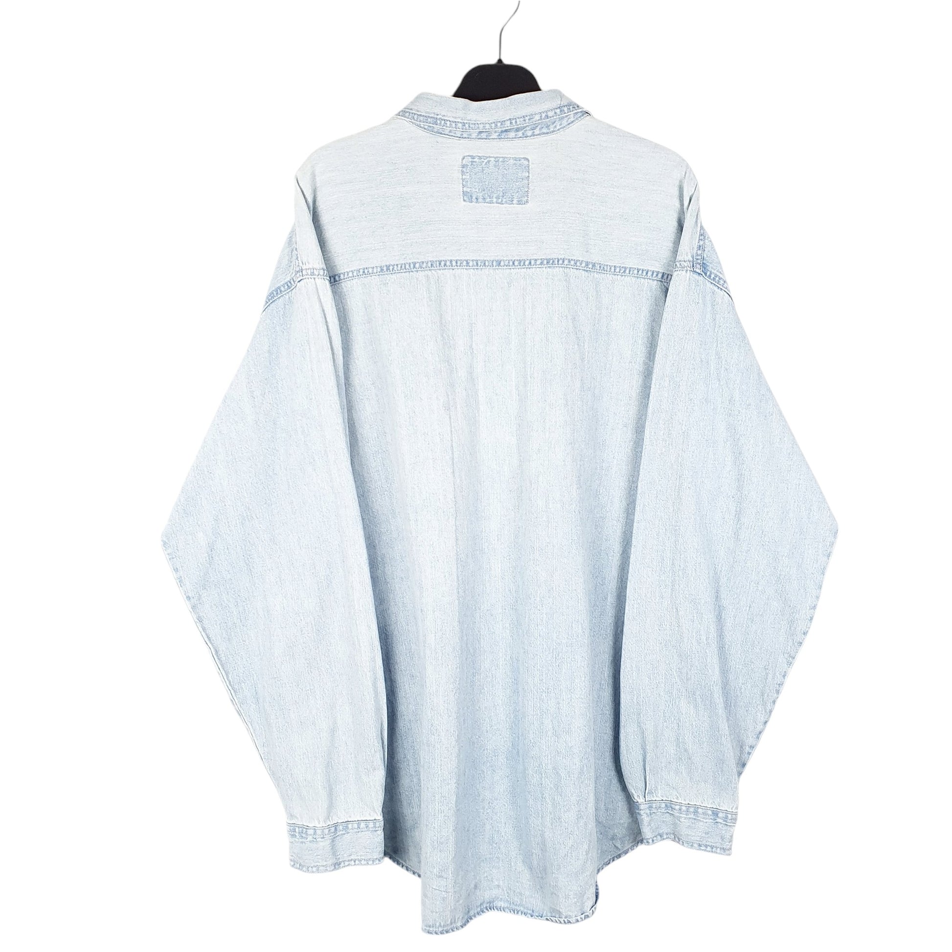 Mens Blue Levis Denim Jeans Vintage Overshirt Red Tab Long Sleeve Shirt