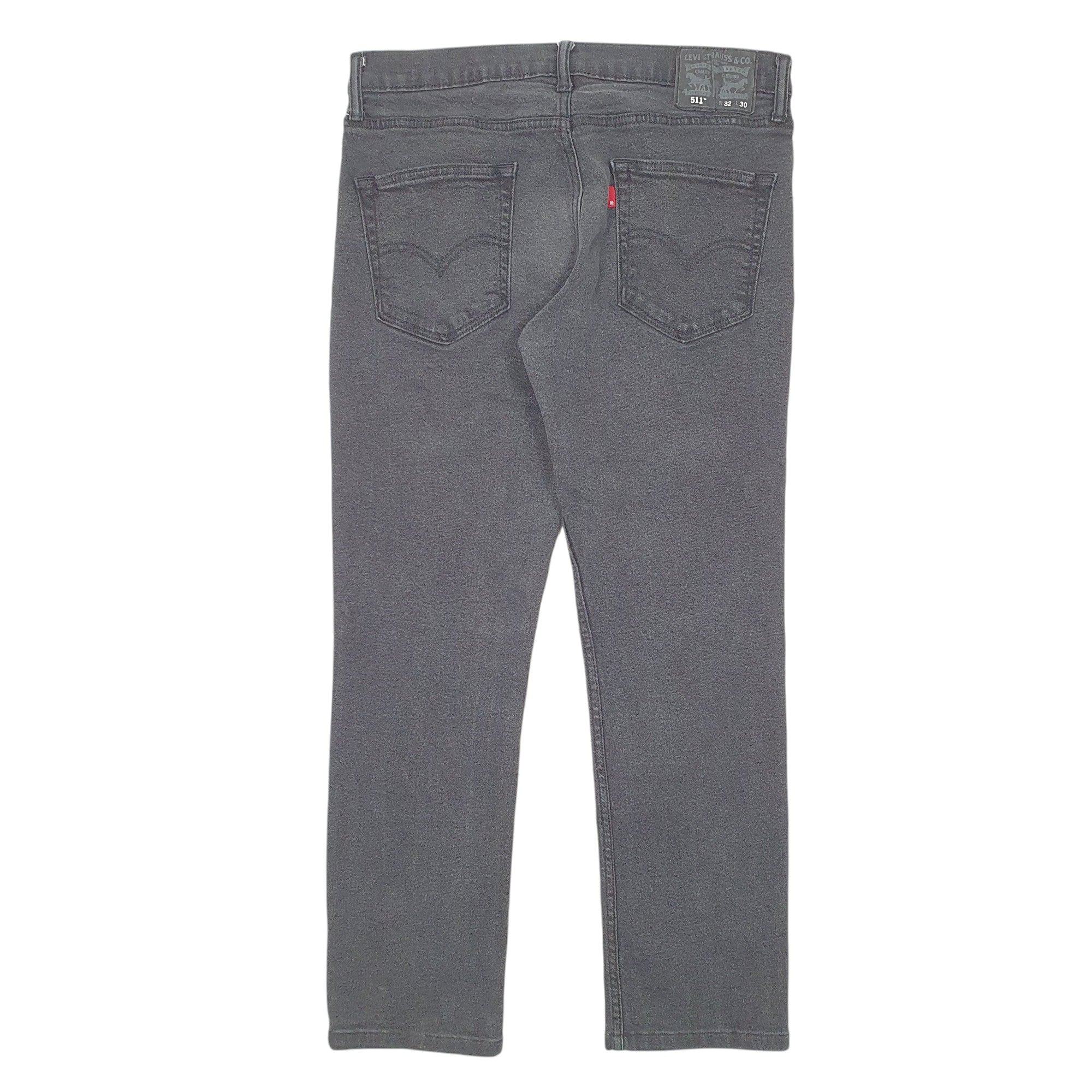 Mens Levis 511 Slim Fit Grey Stretch Jeans W32 L28 Bundl Clothing