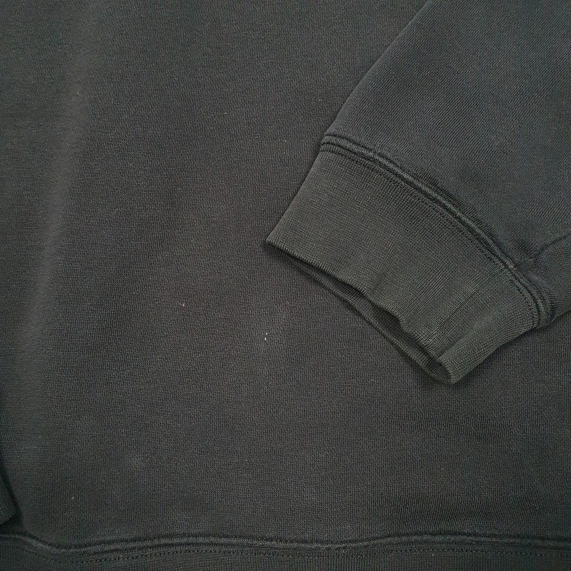 Mens Black Adidas Vintage Nebraska Spellout Crewneck Jumper