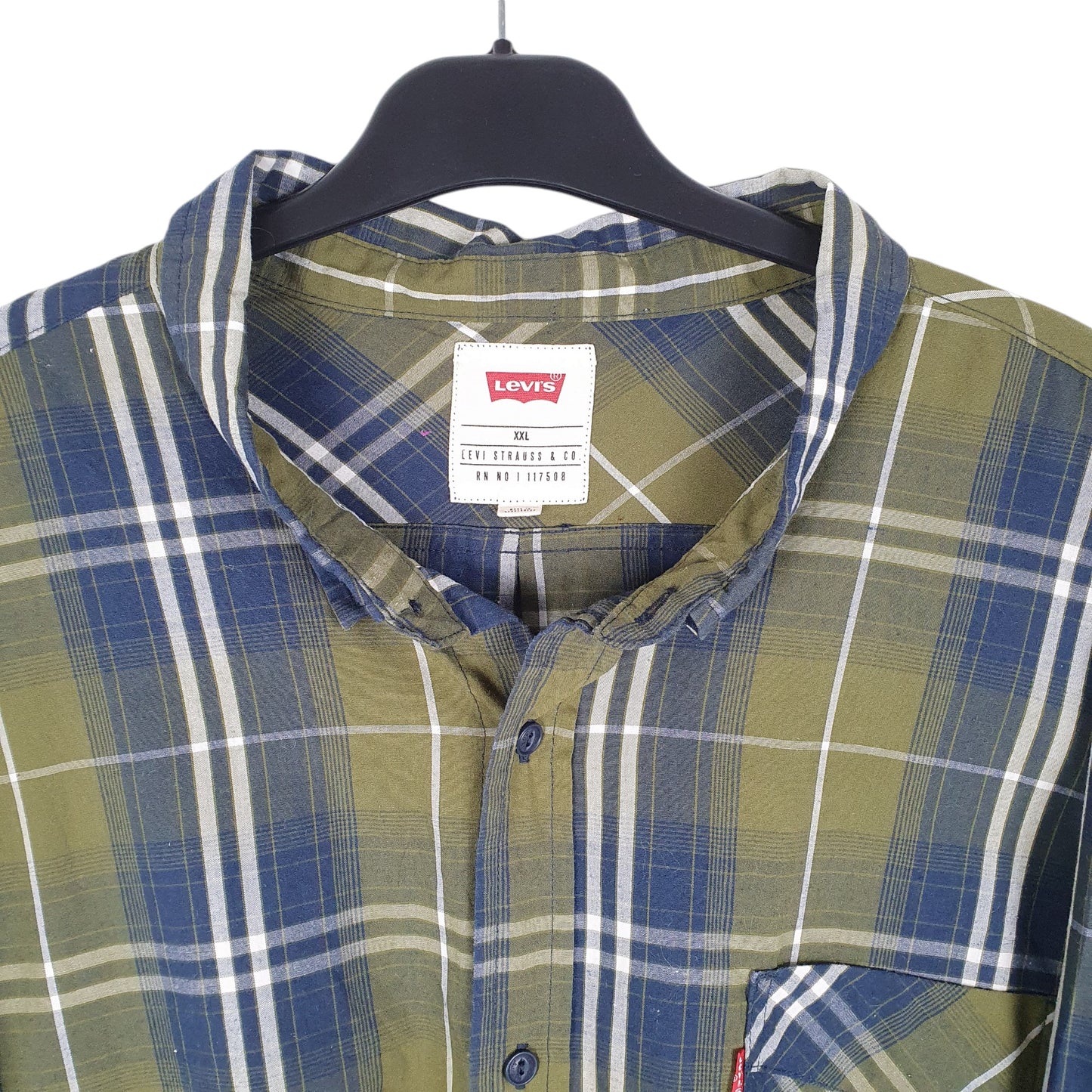 Mens Khaki Levis  Long Sleeve Shirt