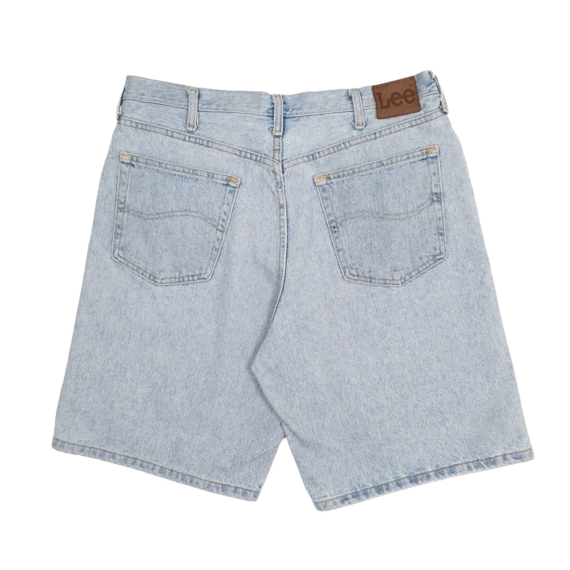 Mens Blue Lee Jorts Vintage 1990s Denim Shorts