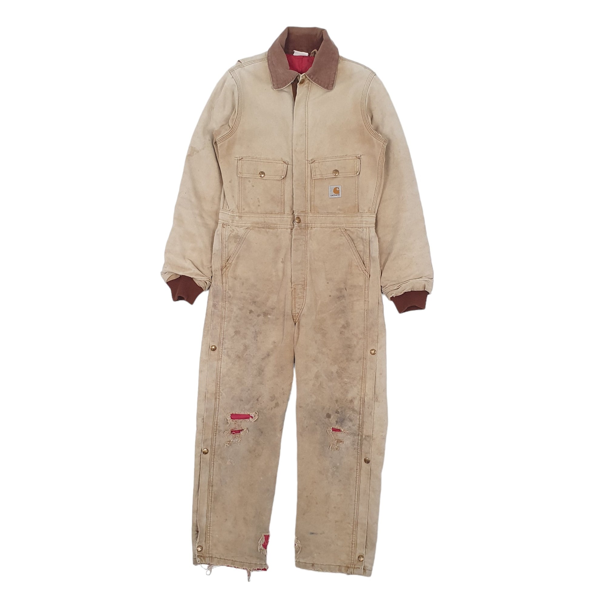 Mens Carhartt Vintage 1990s USA Union Made Overalls Coveralls XS