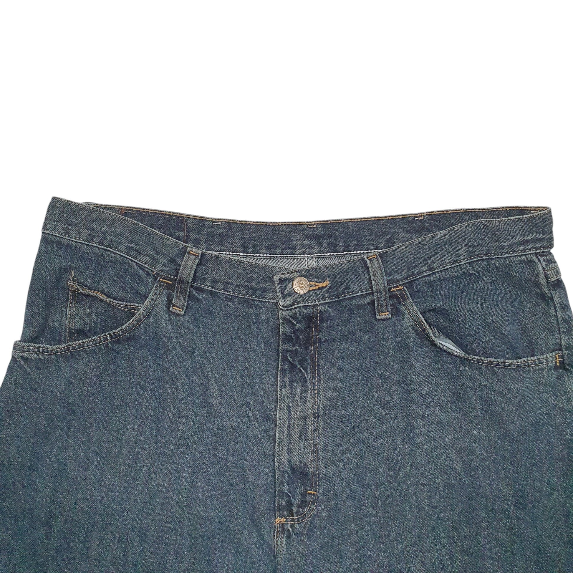 Mens Blue Wrangler Denim Jeans Jorts Denim Shorts