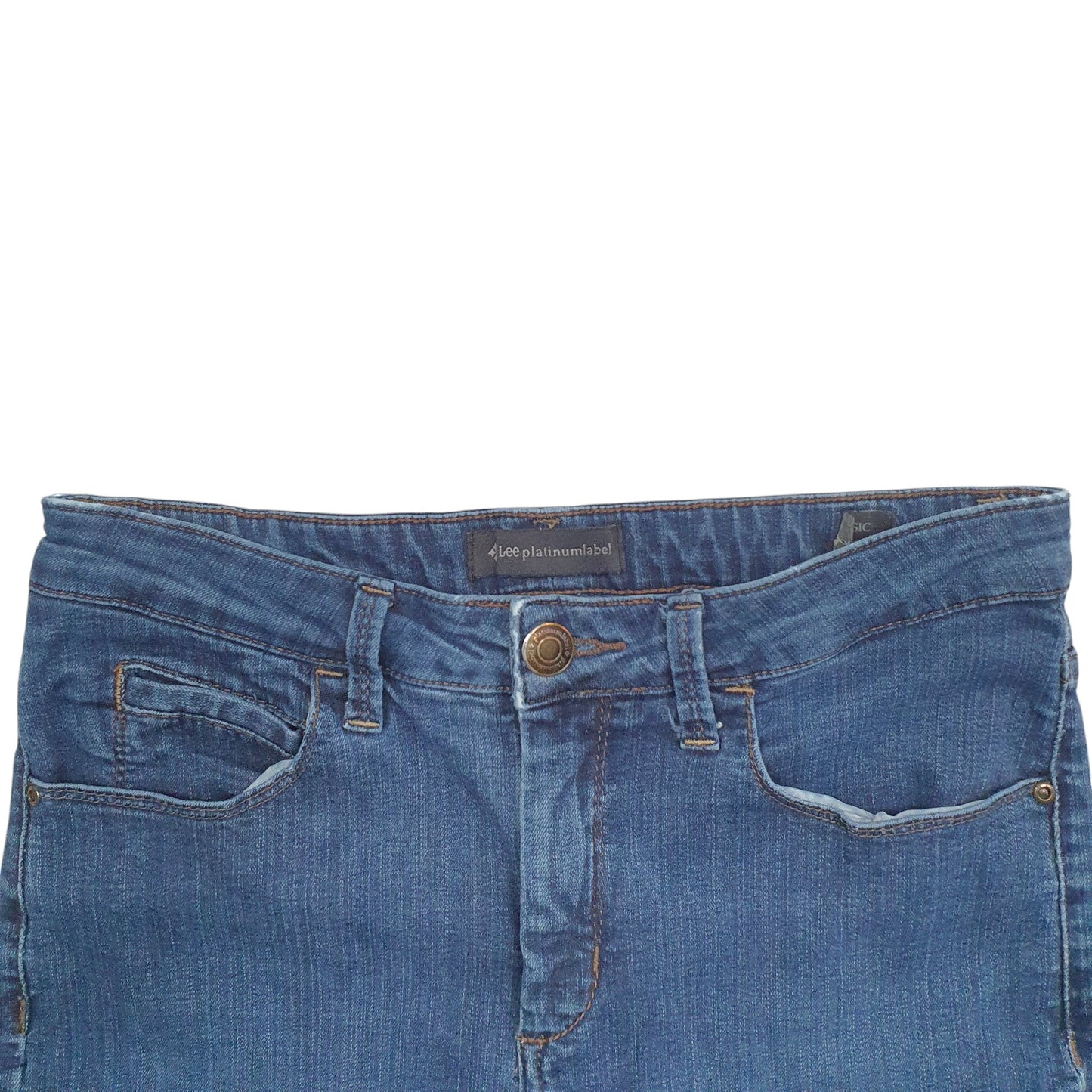 Womens Blue Lee Classic Stretch Fit Casual JeansW29 L26
