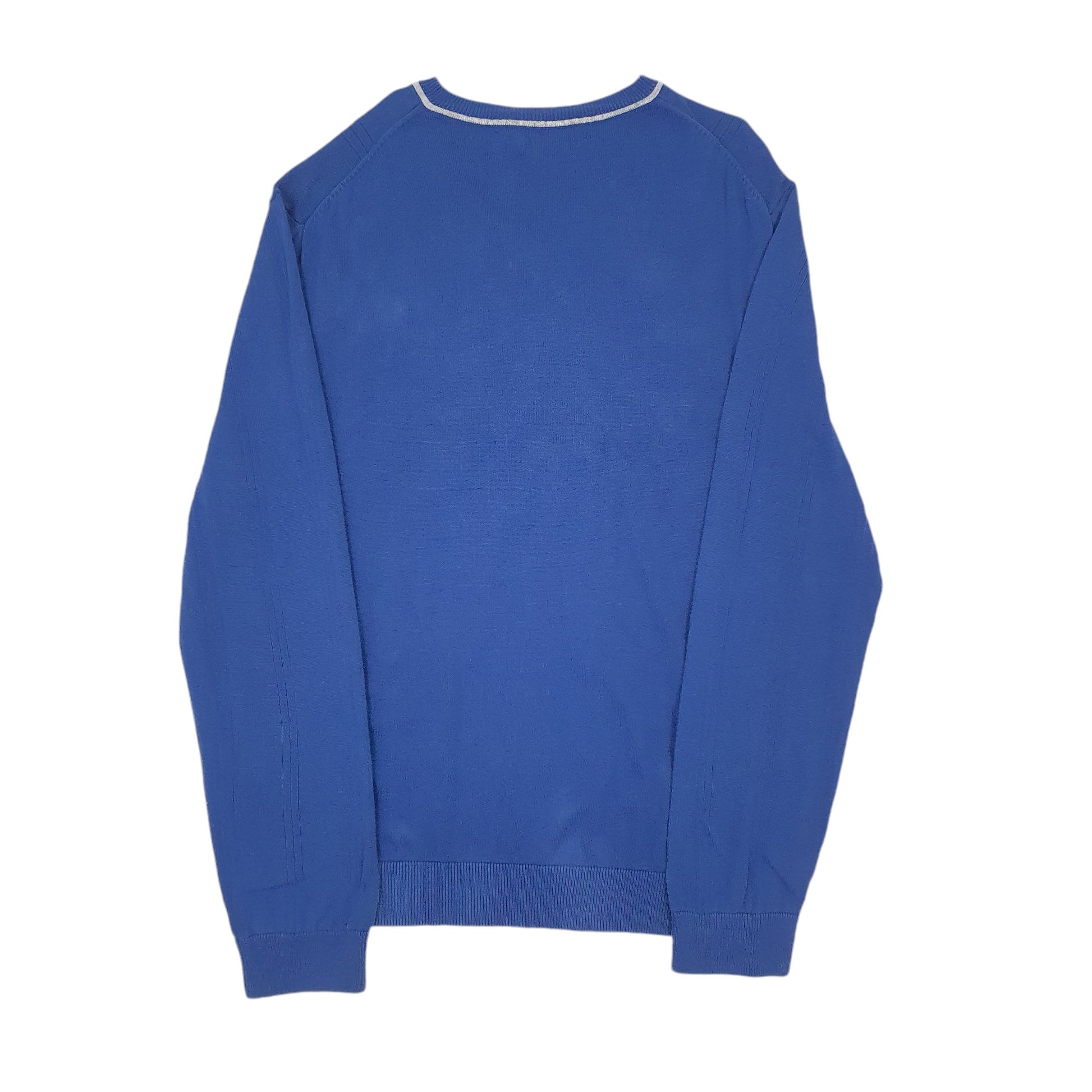 Mens Blue Nautica Knitwear Crewneck Jumper