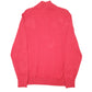 Mens Red Nautica Knit Quarter Zip Jumper