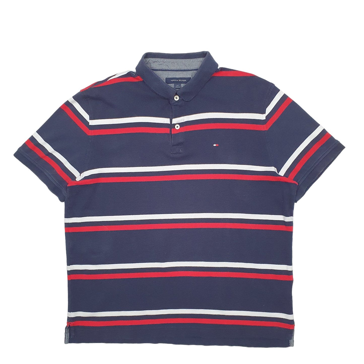 Mens Navy Tommy Hilfiger  Short Sleeve Polo Shirt