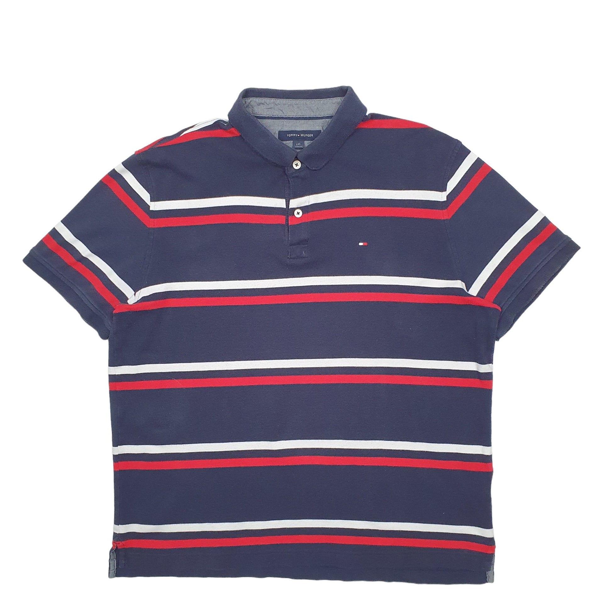 Mens Navy Tommy Hilfiger  Short Sleeve Polo Shirt