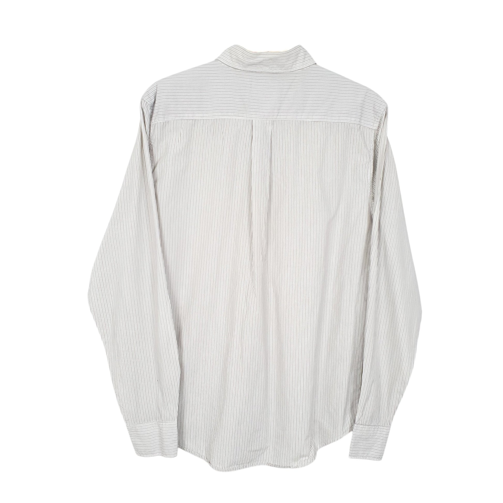 Mens White Levis  Long Sleeve Shirt