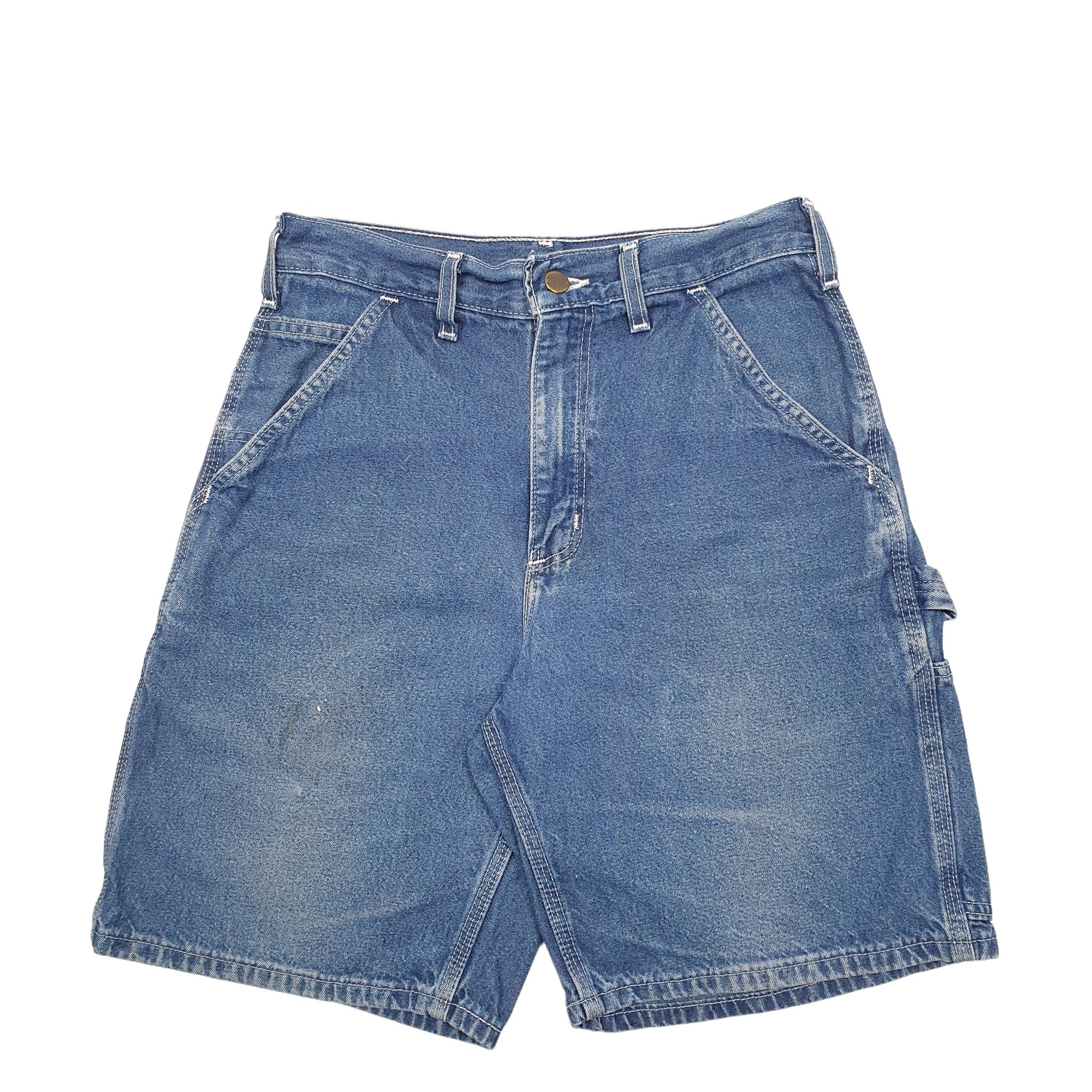 Mens Blue Carhartt Workwear B28 DST Carpenter Shorts