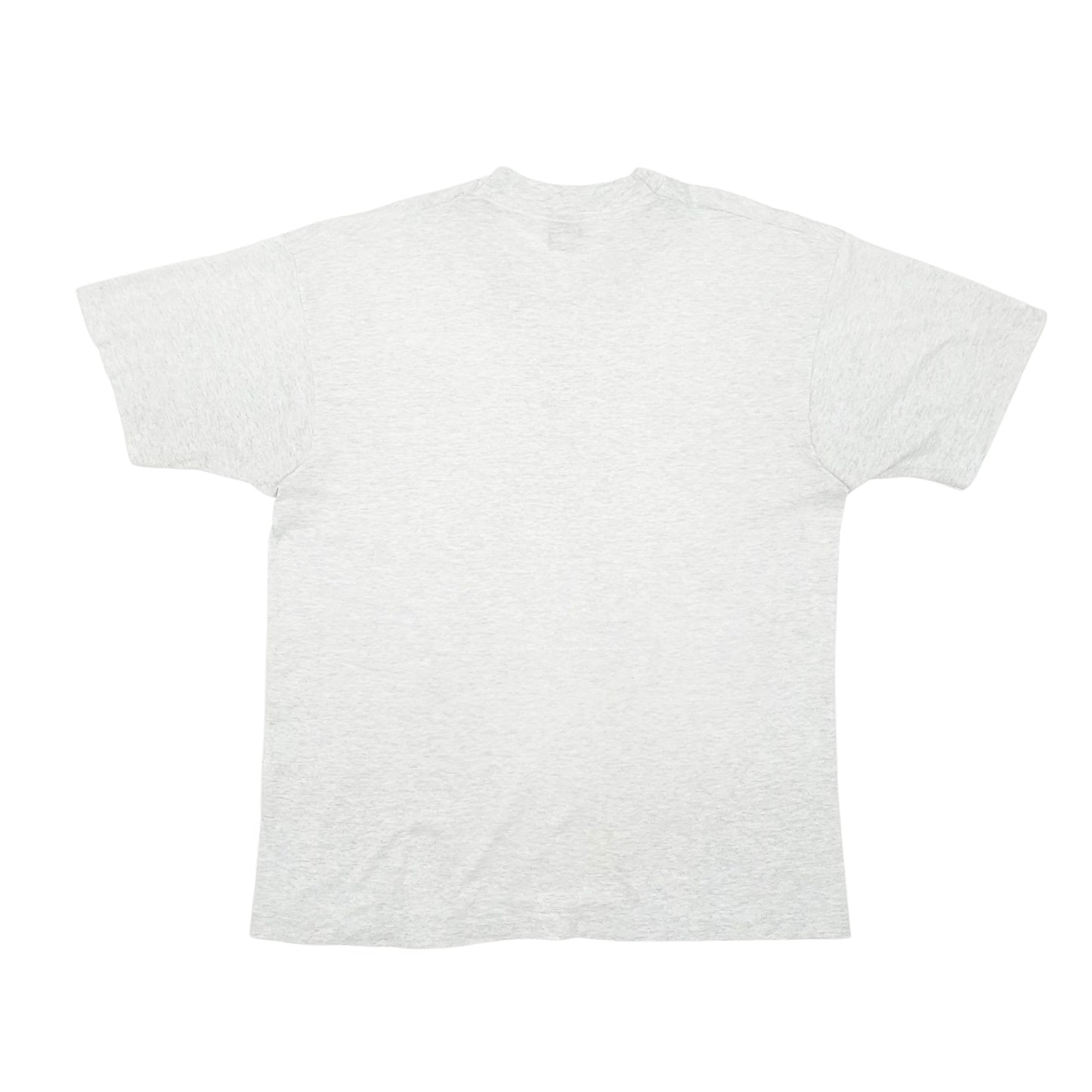 Mens Grey Fruit Of The Loom Single Stitch Vintage 90s Short Sleeve T Shirt