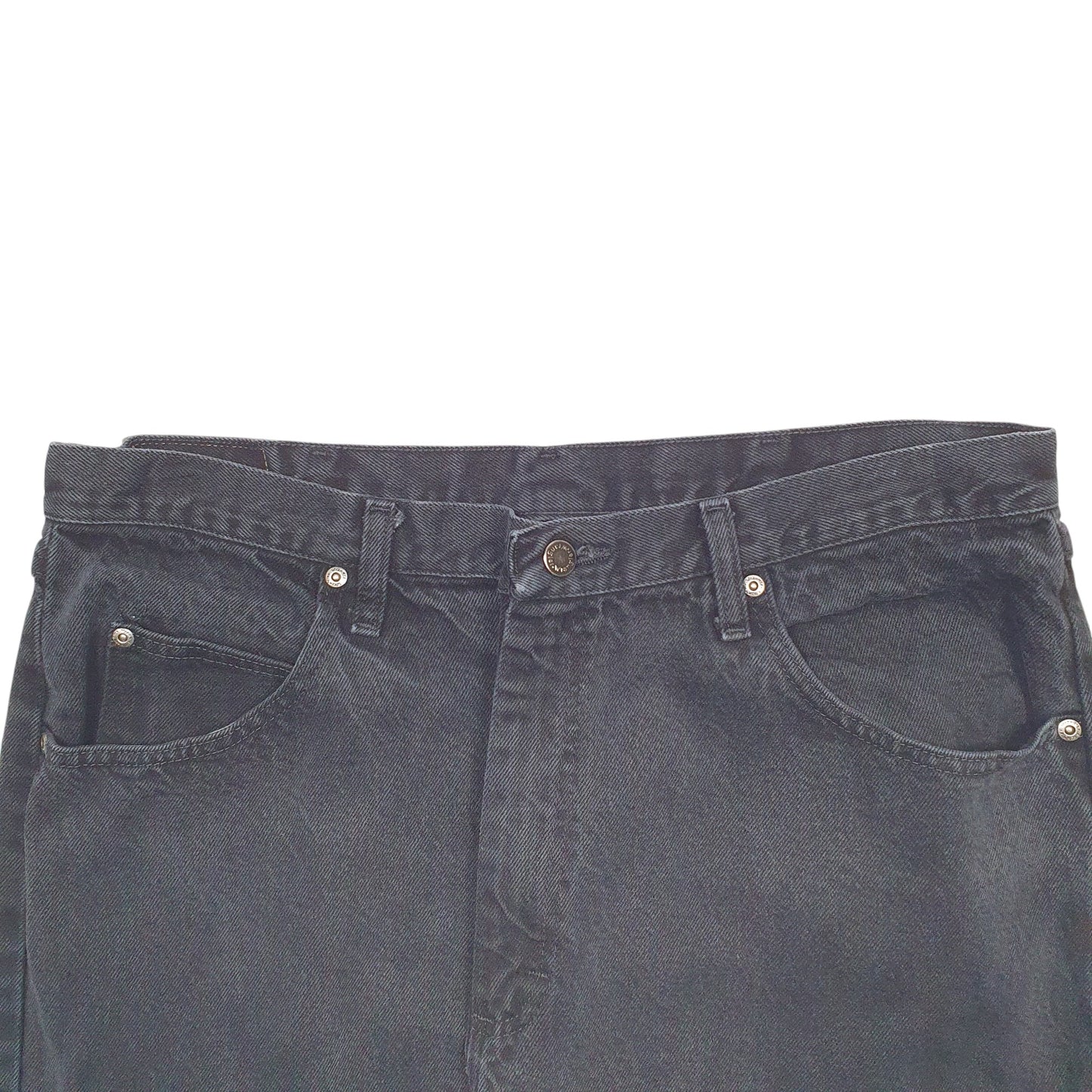 Mens Black Wrangler  Relaxed JeansW38 L30
