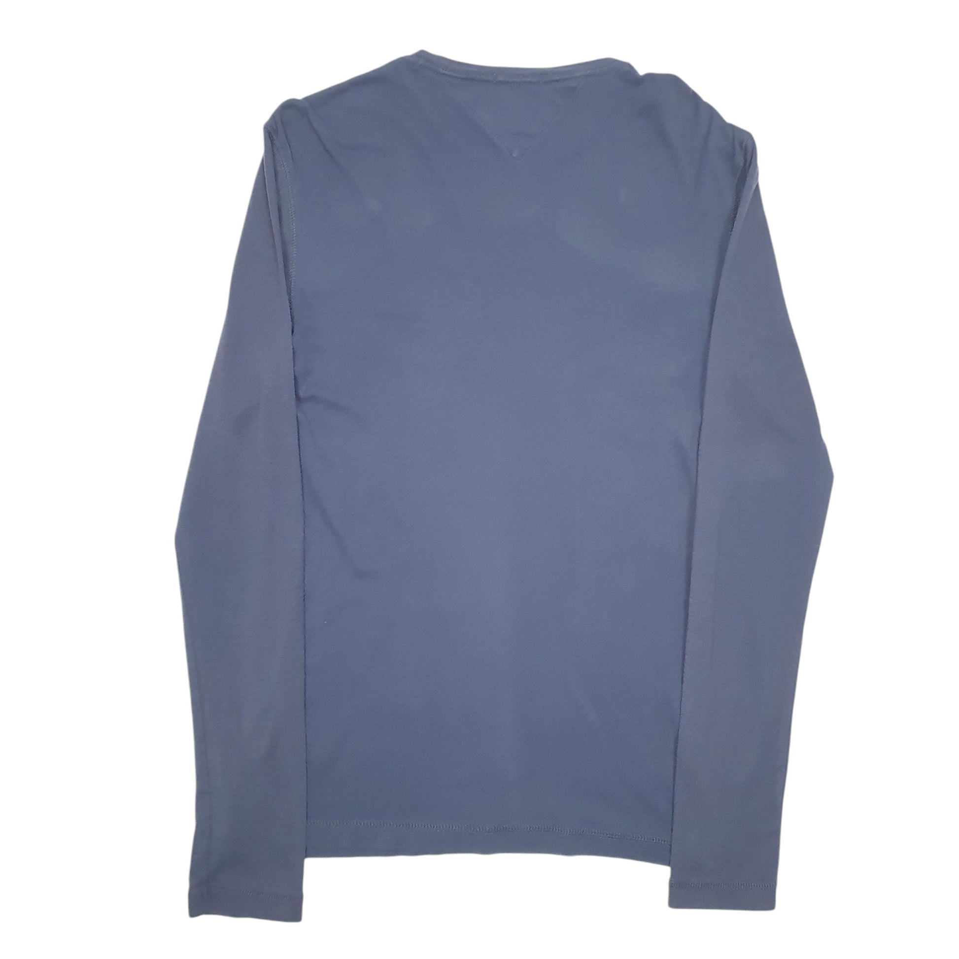 Mens Navy Tommy Hilfiger Slim Fit Long Sleeve T Shirt