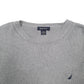 Mens Grey Nautica Knit Crewneck Jumper