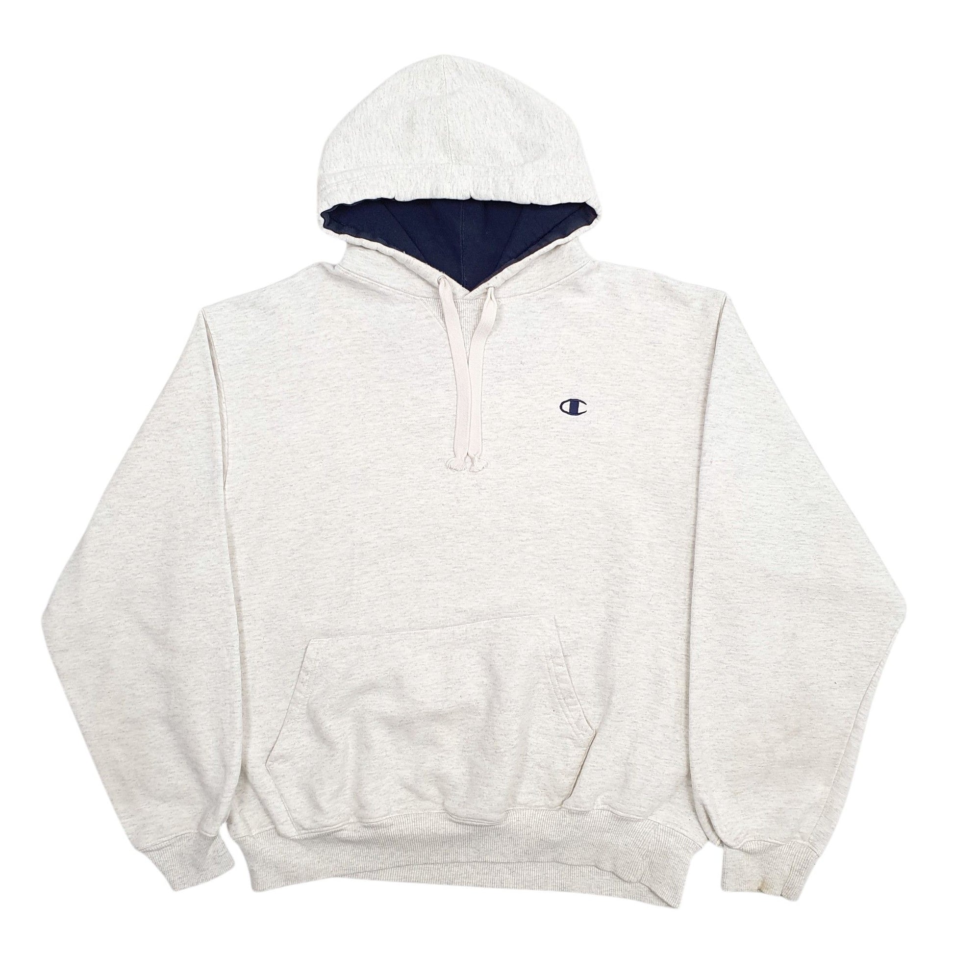 Mens Grey Champion  Hoodie Jumper