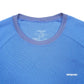 Mens Blue Patagonia Active Workout Outdoors Hiking Short Sleeve T Shirt