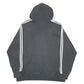 Mens Black Adidas Spellout Hoodie Jumper