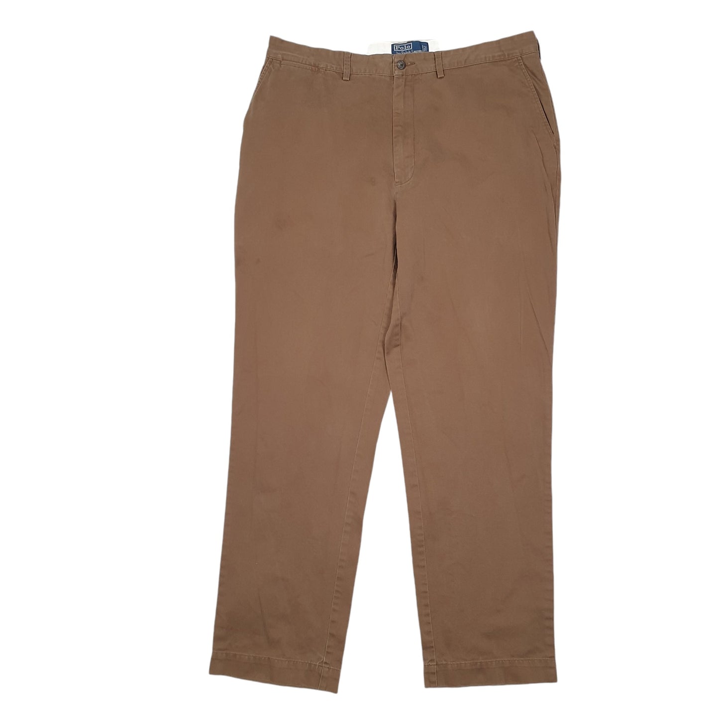 Mens Brown Polo Ralph Lauren Vintage 90s Chino Trousers