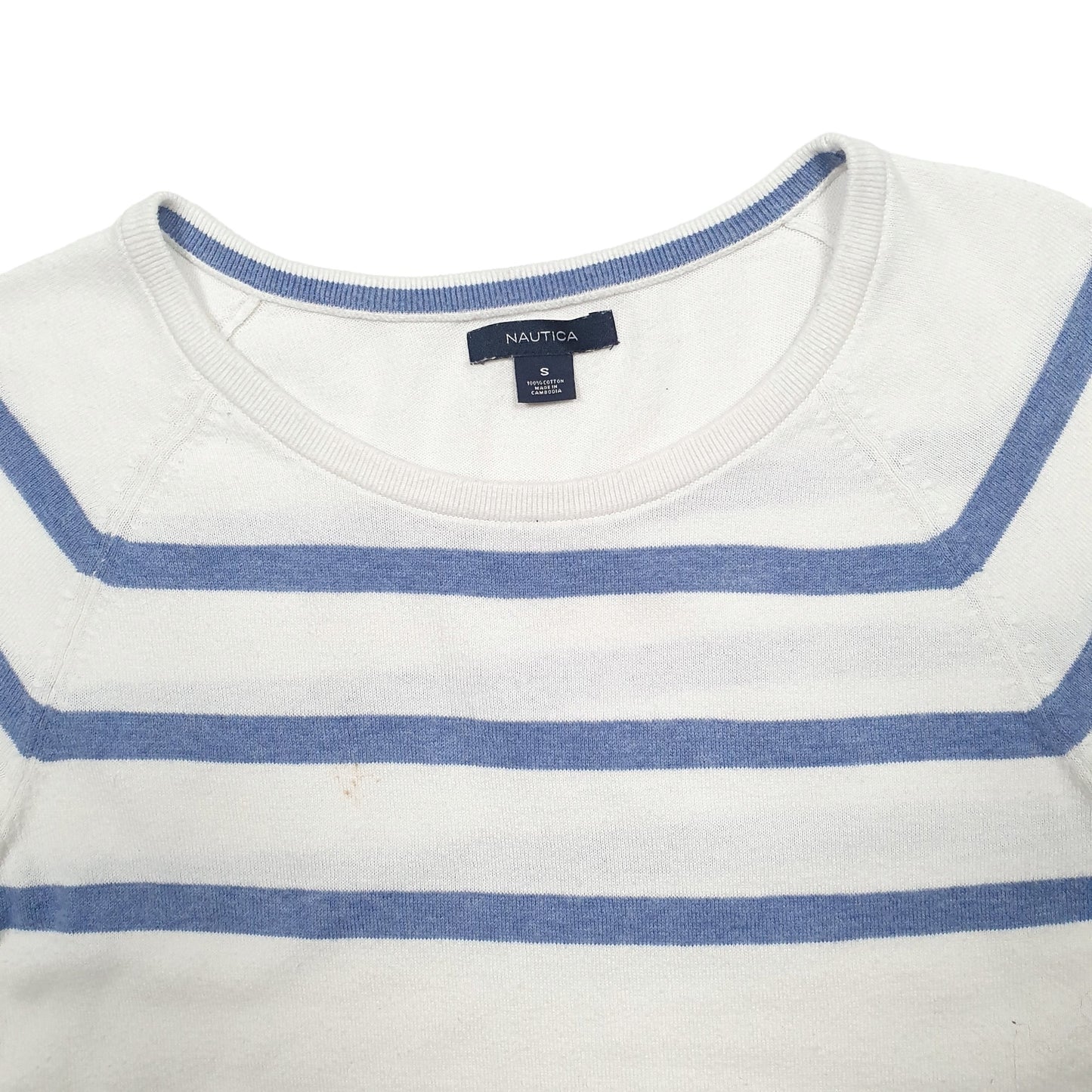 Womens White Nautica  Long Sleeve T Shirt