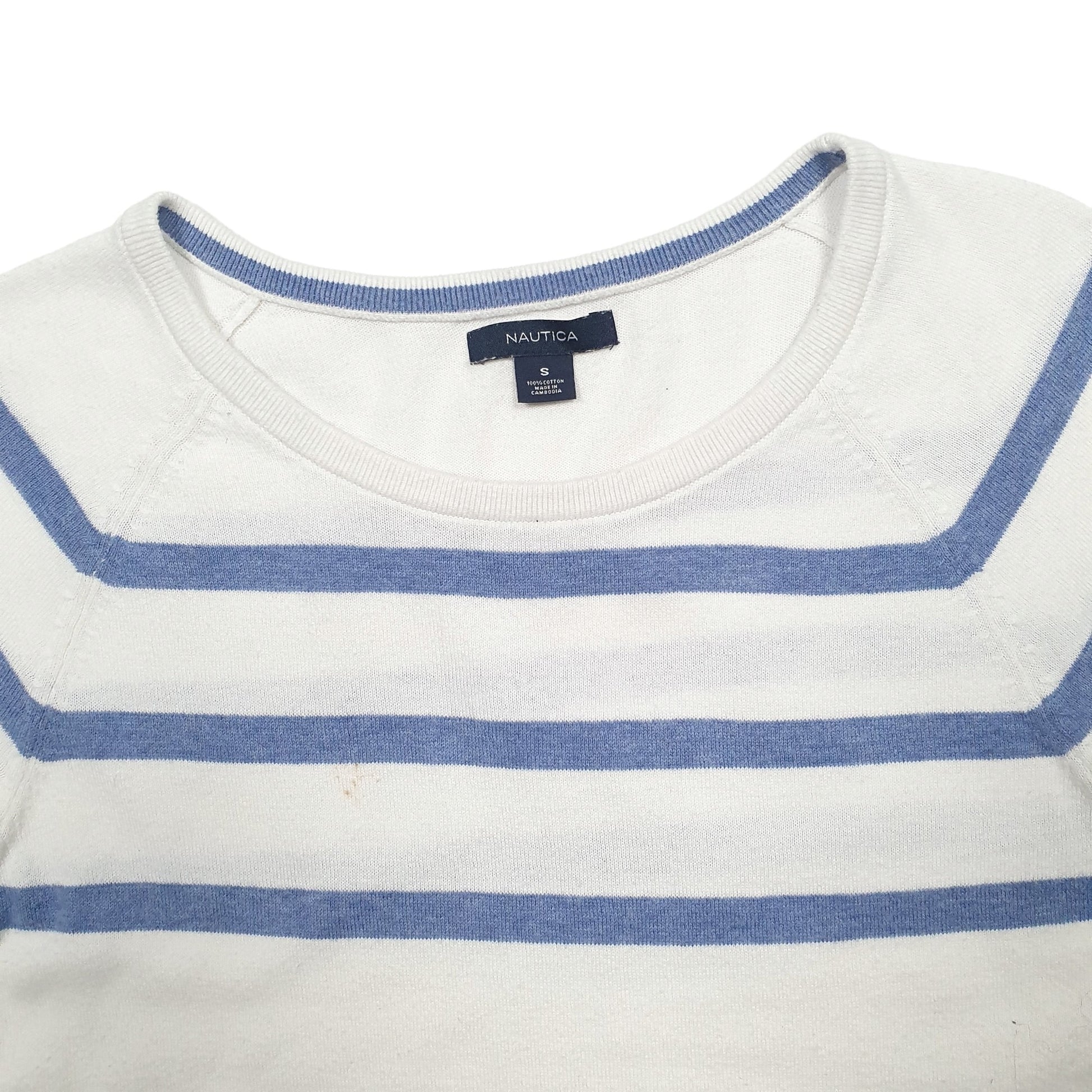 Womens White Nautica  Long Sleeve T Shirt