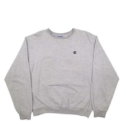 Mens Grey Champion  Crewneck Jumper