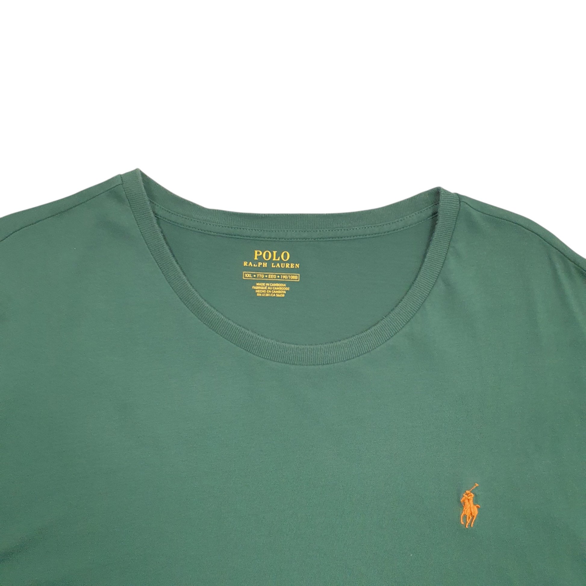 Mens Green Polo Ralph Lauren  Short Sleeve T Shirt