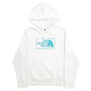 Womens White The North Face Spellout Hoodie Jumper